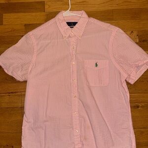Polo by Ralph Lauren Pink Striped Button Down Shirt
